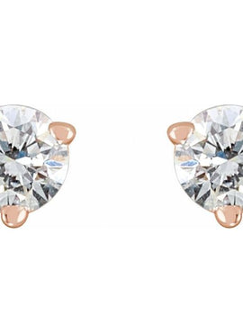 14K White Gold Natural Blue Sheen Moonstone Earrings