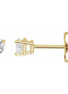 14K White Gold Natural Blue Sheen Moonstone Earrings