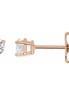 14K White Gold Natural Blue Sheen Moonstone Earrings