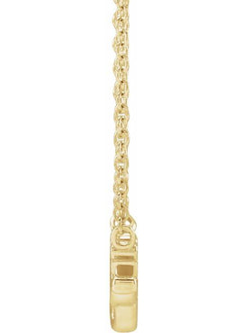 Sterling Silver Lowercase Script Gigi 18