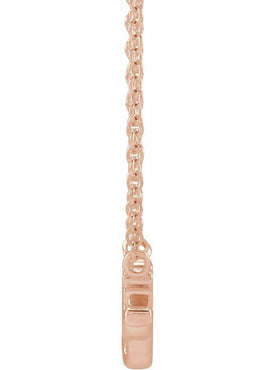 Sterling Silver Lowercase Script Gigi 18