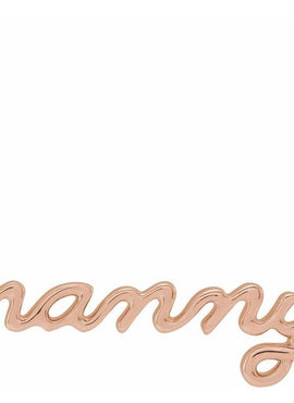Sterling Silver Nanny 18