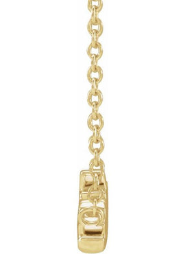 14K White Gold Sister 18