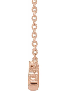 14K White Gold Sister 18