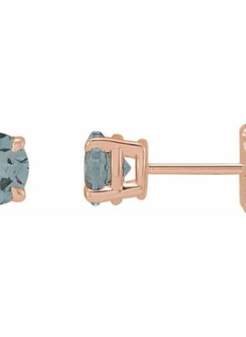 14K White Gold Pink Morganite Earrings
