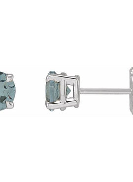 14K White Gold Pink Morganite Earrings