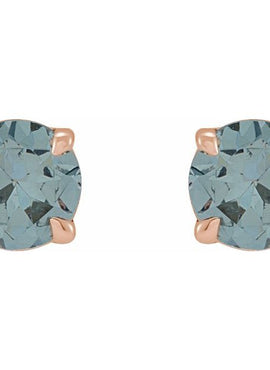 14K White Gold Pink Morganite Earrings