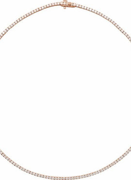 14K Yellow Gold 5 7/8 CTW Natural Diamond Line 16