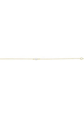 14K Yellow Gold 1/4 CT Lab-Grown Diamond 6 1/2-7 1/2