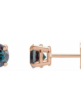 14K White Gold Pink Morganite Earrings