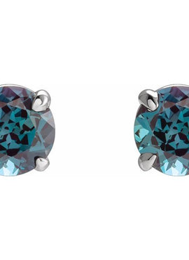 14K White Gold Pink Morganite Earrings