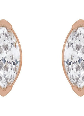 14K Yellow Gold 1/3 CTW Lab-Grown Diamond Stud Earrings