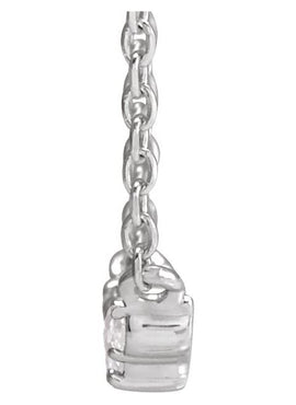 14K White Gold .07 CTW Rose-Cut Natural Diamond Scattered 18