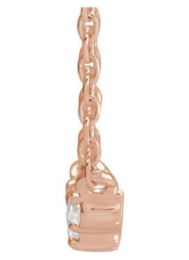 14K White Gold .07 CTW Rose-Cut Natural Diamond Scattered 18