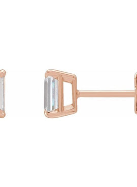 14K Yellow Gold 3/4 CTW Lab-Grown Diamond Earrings