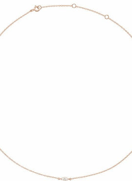 14K Yellow Gold 1/4 CT Lab-Grown Diamond 16-18