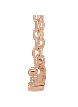 14K Yellow Gold .04 CTW Natural Diamond 18