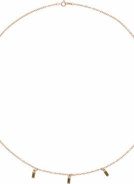 14K White Gold Natural Mozambique Garnet 16