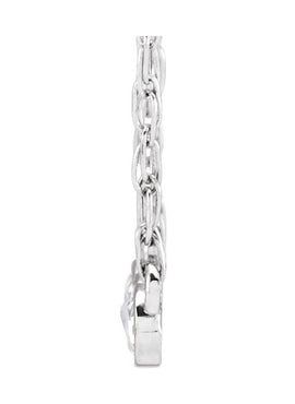 14K White Gold .03 CTW Rose-Cut Natural Diamond 18