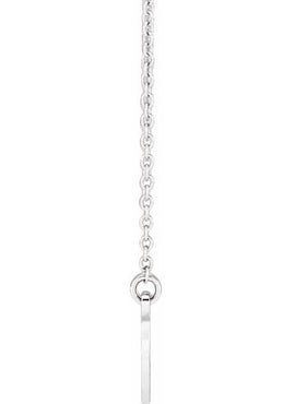 14K Yellow Gold Engravable Infinity Family 18
