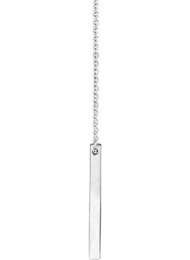 14K Yellow Gold Engravable Four-Sided Bar Pendant