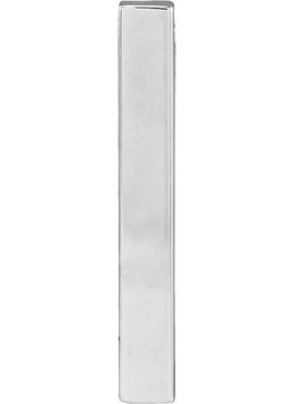 14K Yellow Gold Engravable Four-Sided Bar Pendant