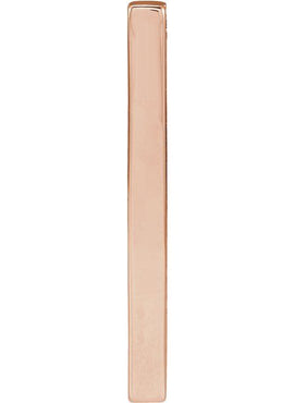 14K Yellow Gold Engravable Four-Sided Bar Pendant