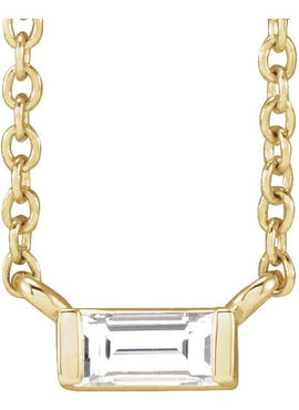 14K Rose Gold 1/10 CT Natural Diamond Solitaire 16-18