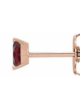 14K Yellow Gold Natural Green Tourmaline Earrings