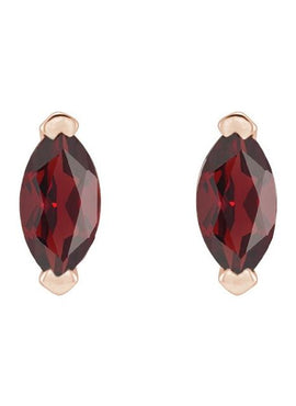 14K Yellow Gold Natural Green Tourmaline Earrings