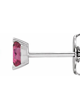 14K Yellow Gold Natural Green Tourmaline Earrings