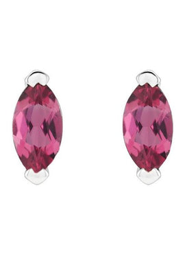 14K Yellow Gold Natural Green Tourmaline Earrings