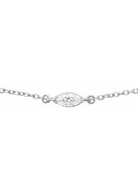 14K Yellow Gold 1/4 CT Lab-Grown Diamond 16-18