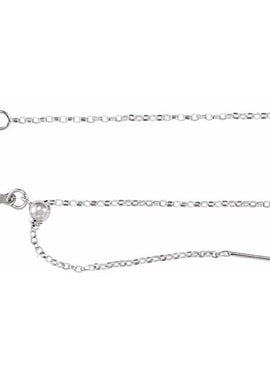 Sterling Silver 1 mm Adjustable Threader Rolo 16-22