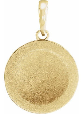 Sterling Silver Floral Pendant