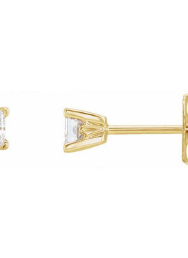 14K Yellow Gold 1/3 CTW Natural Diamond Earrings