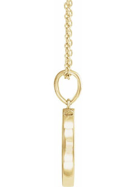 Platinum Natural Multi-Gemstone Petite Moon & Star Pendant