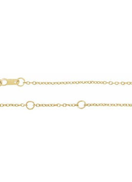 14K Rose Gold Natural Multi-Gemstone Bar 6 1/2-7 1/2