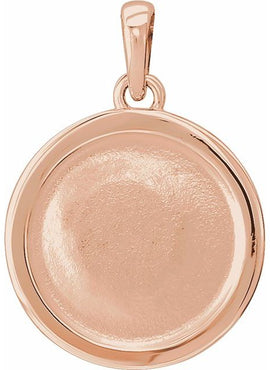14K Yellow Gold Elephant Disc 16-18