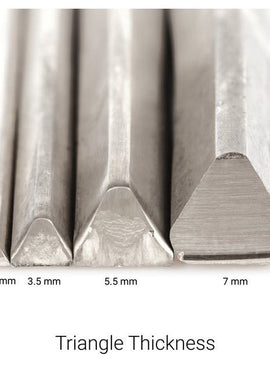 Sterling Silver 3.5x1.5 mm Flat Sizing Stock