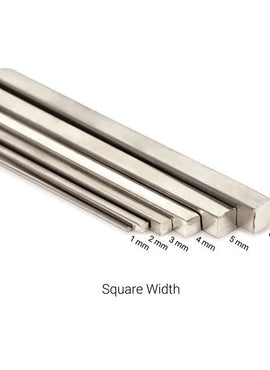 Sterling Silver 3.5x1.5 mm Flat Sizing Stock