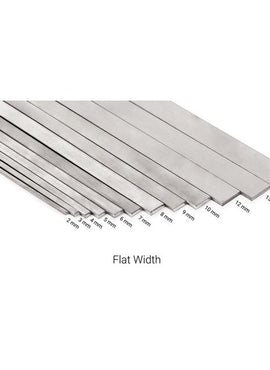 Sterling Silver 3.5x1.5 mm Flat Sizing Stock