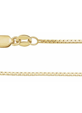 10K Yellow Gold 1 mm Box 16