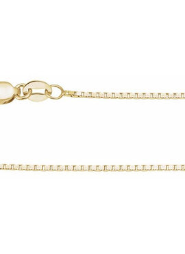 10K Yellow Gold 1 mm Box 16