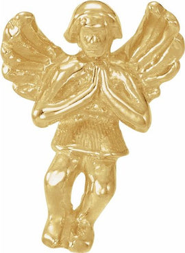 Sterling Silver Praying Angel Lapel Pin