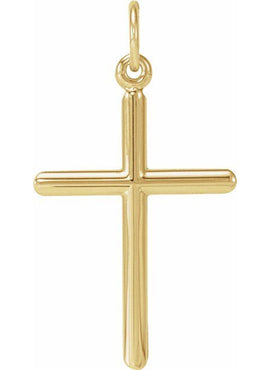 14K Yellow Gold Cross Pendant