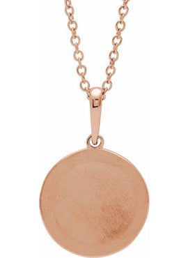 Platinum Floral Pendant