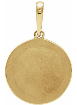 Platinum Floral Pendant