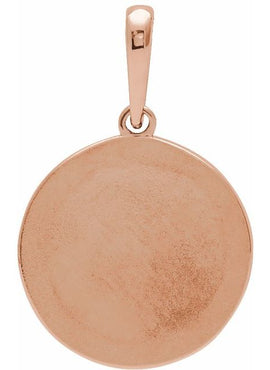 Platinum Floral Pendant