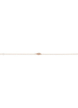 14K Rose Gold .015 CTW Natural Diamond Angel Wing 6 1/2-7 1/2